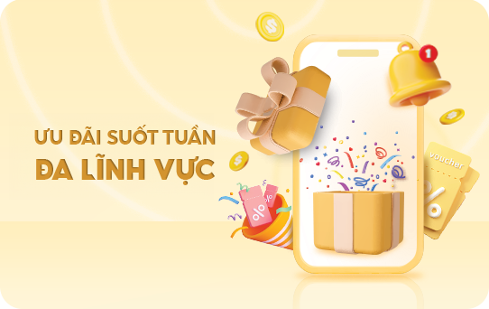 Thỏa sức chi tiêu với loạt voucher 24/7