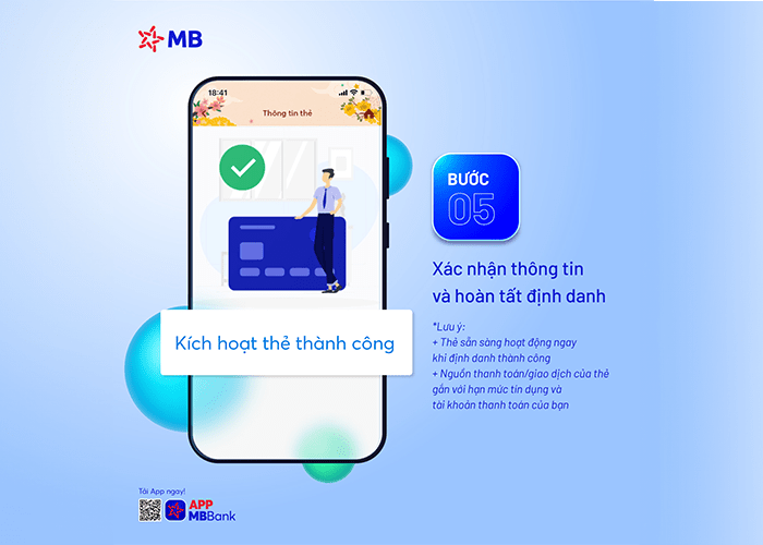 Hoàn tất quá trình định danh thẻ Be The Sky