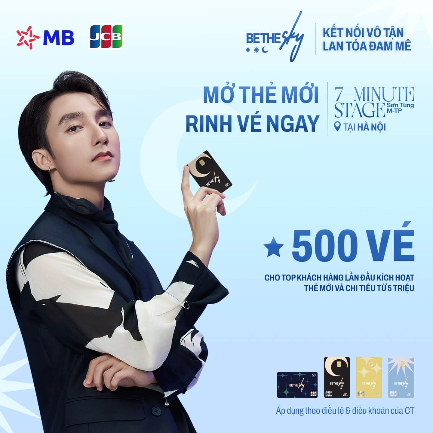 Tặng chủ thẻ Be The Sky mới cơ hội tham gia 7-Minute Stage