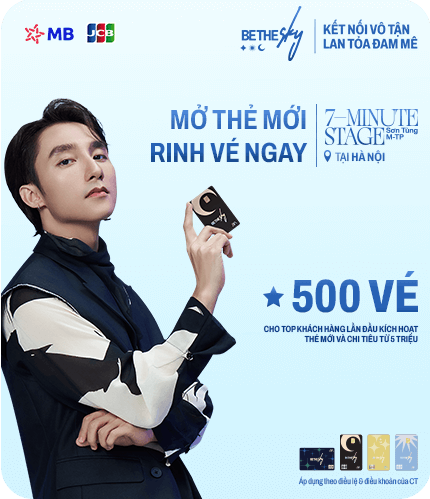 Đặc quyền dành cho chủ thẻ Be The nhận ngay 500 vé tham dự 7 Minute-Stage